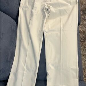 Lands' End White Dress Pants Classic Style
